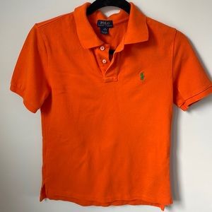 Boys orange Polo by Ralph Lauren size medium 10/12